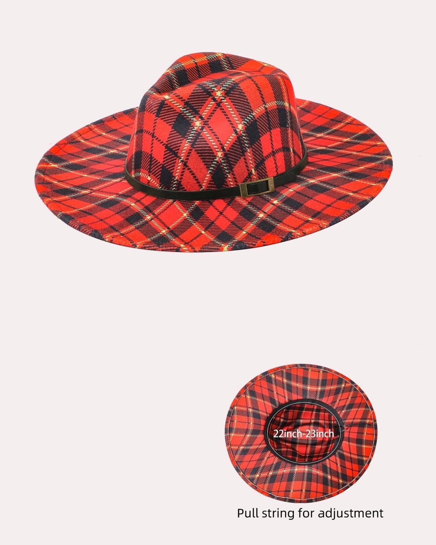 Plaid Fedora