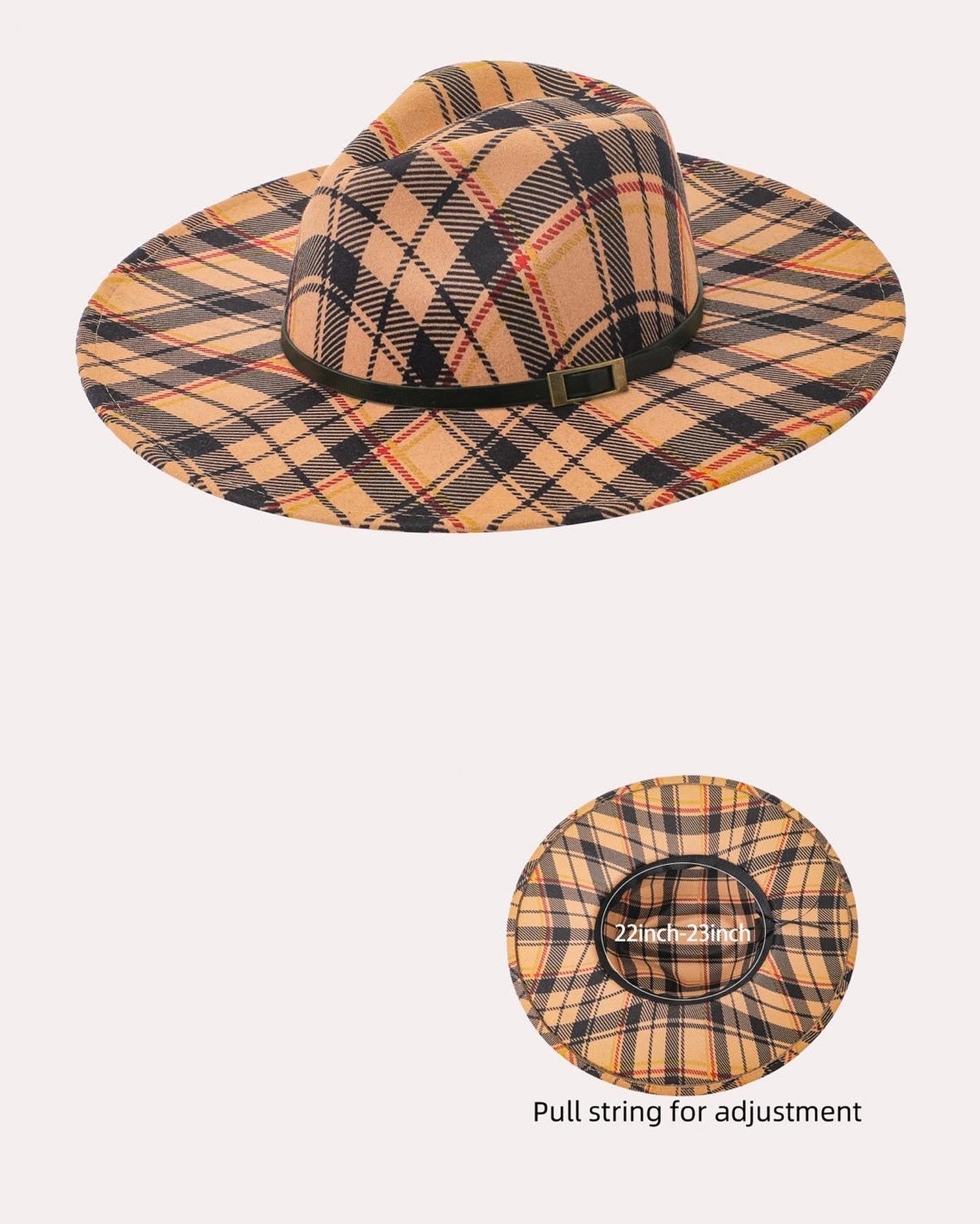 Plaid Fedora